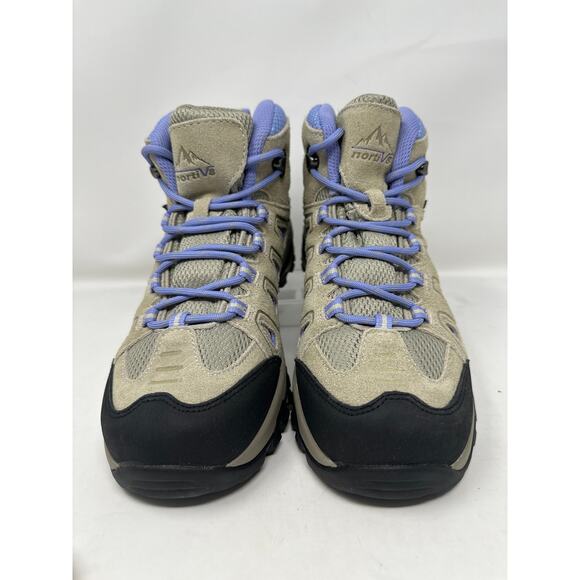 NEW! Nortiv8 Women’s Tan/Purple Hiking Boot Size 7.5 - Picture 8 of 11